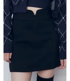 EMODA エモダ カーブウエストミニスカート