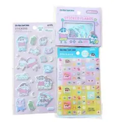 クレヨンしんちゃん タイルシール フレークシール ふわふわシール ３点