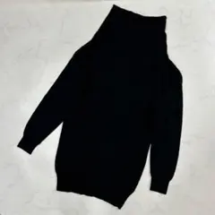 RAMUZ 100%カシミアcashmereタートルネックセーター　大丸松坂屋L