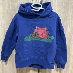 b.ROOM ネイビーパーカー 110