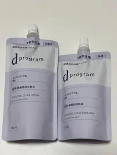 d program バイタライジングクリア つめかえ用セットのサムネイル