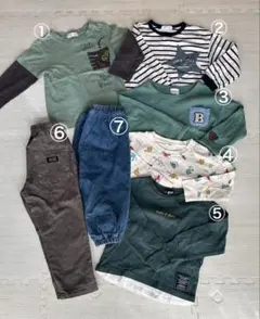 春秋★男の子★ロンT・パンツまとめ売り。