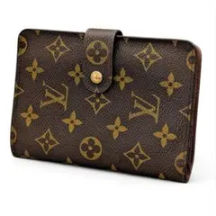 外観美 ルイヴィトン モノグラム ポルト パピエ ジップ 二つ折り財布 ②