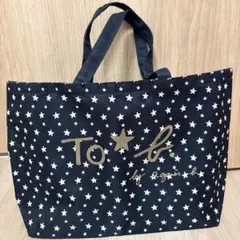 希少B'z PARTY限定】ミニトートバッグ デニム ロゴ総柄 - メルカリ