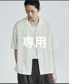 GAUZE JACQUARD CHECK H/S SHIRT Ｍサイズのサムネイル