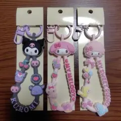 サンリオ大賞 ラバーコードキーホルダー マイメロ クロミ マイスウィートピアノ