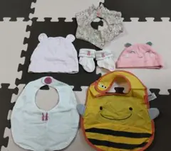 ★お買い得★ベビースタイ・靴下・帽子の6点セット