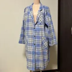 新品大きいサイズ 3L チェック 春コート