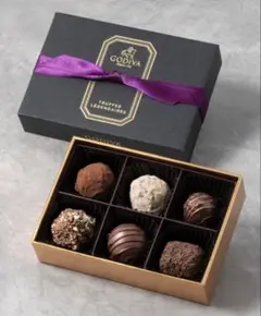 《本日限定再値下げ》新品・未開封♡ GODIVA レジェンデールトリュフ 6粒入のサムネイル