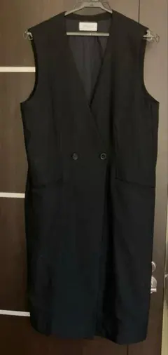 OPAQUE.CLIP ブラック ノースリーブベスト