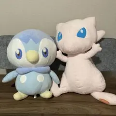 ポケットモンスター ぬいぐるみ 2点セット ポッチャマ ミュウ 新品　大きめ