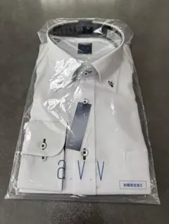 a.v.v ワイシャツ ホワイト L-84 形態安定加工のサムネイル
