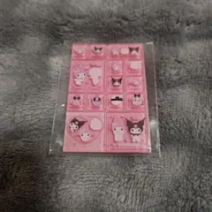 ワ*ン様 サンリオ　トレーディングミニタイルシール　マイメロ　クロミ　(シークレ