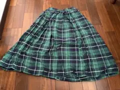 p*e様 チェック柄スカート　Mサイズのサムネイル