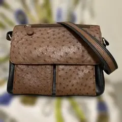 ショルダーバッグ　茶系