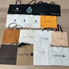 紙袋　ショッパー　まとめ売り(大、中)