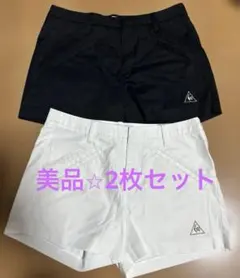 美品⭐︎le coq sportif ゴルフショートパンツ 2色セット サイズ9