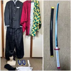鬼滅の刃 冨岡義勇 コスプレ 大人 一式