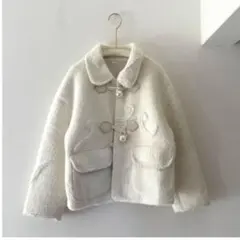 tojikomi printed knit jacket
