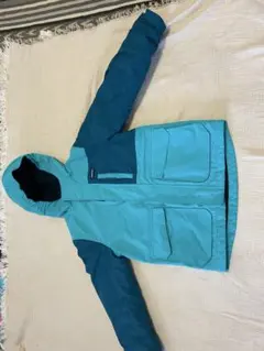 Lands' End フード付きコート M 青緑限定カラー