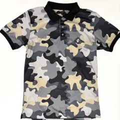 Lsize / 希少✨ A BATHING APE ポロシャツ 迷彩 黒系 - メルカリ