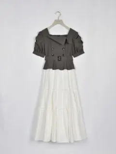 anmille　ドッキングトレンチ風ワンピース