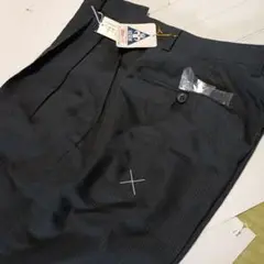 ダークグレー ストライプ スラックス 新品タグ付き