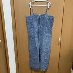 しまむら　こまち　デニムキャミワンピ