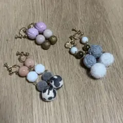 イヤリングセット 3点