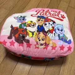 パウパトロール　 ダイカットクッション ピンク