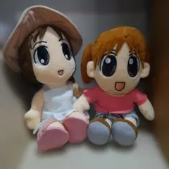 あずまんが大王　スーパージャンボぬいぐるみ　大阪＆ちよちゃん 2種セット　セガ あずまんが大王 スーパージャンボぬいぐるみ 大阪＆ちよちゃん 2種