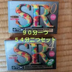 TDK カセットテープ SR 90分 54分 セット