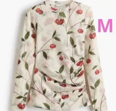 STELLA MCCARTNEY H&M チェリープリント メッシュトップスのサムネイル