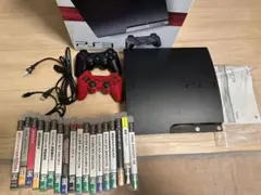 【美品】PS3 CECH-2100A＋ソフト18本セット｜箱あり・初期化済