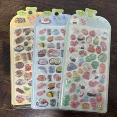☻*☻様 うるちゅるポップシール　食べ物　POP SEAL food 3D立体シ