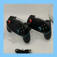 【動作品】Switch用 コントローラー 無線 ワイヤレス　２セット◆匿名配送