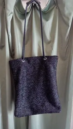 美品　LAKOLE　ラコレ　ラメニットコンビトートバッグ