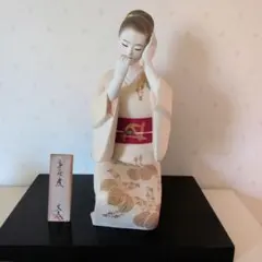 松尾文夫作　博多人形　身仕度　伝統工芸品のサムネイル