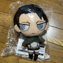 進撃の巨人　一番くじ　自由への進撃D賞　リヴァイ　ぬいぐるみ