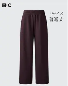 ユニクロ スウェットワイドパンツ ワイドパンツ