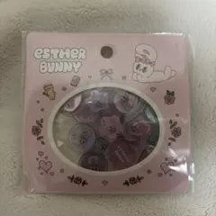 エスターバニー　おはじき風シール　ピンク