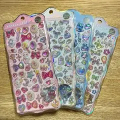 国内正規品4点まとめ売りボンボンドロップシールchurukiraコンプリート4種