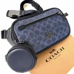 極美品 COACH コーチ ショルダーバッグ ウォーターボトルケース PVC