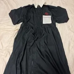 joetie フロントジップボーリングシャツワンピース