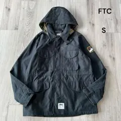FTC ミリタリージャケット フィールドジャケット S 黒 2way ストリート
