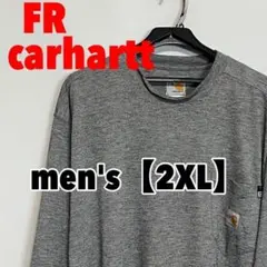 f848【carhartt】長袖Tシャツ【2XL】