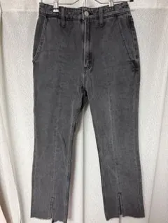 GLOBAL WORK フロントスリットフレアデニム