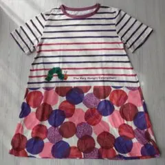 はらぺこあおむし 半袖 エプロン チュニック