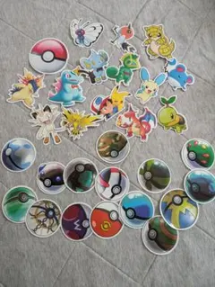ポケモン ステッカー 30枚セット モンスターボール