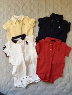 【美品】ラルフローレンロンパース4点